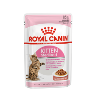 Royal Canin Kitten Sterilised 85г х 12шт (соус  для стерилизованных котят от 6 до 12 месяцев)